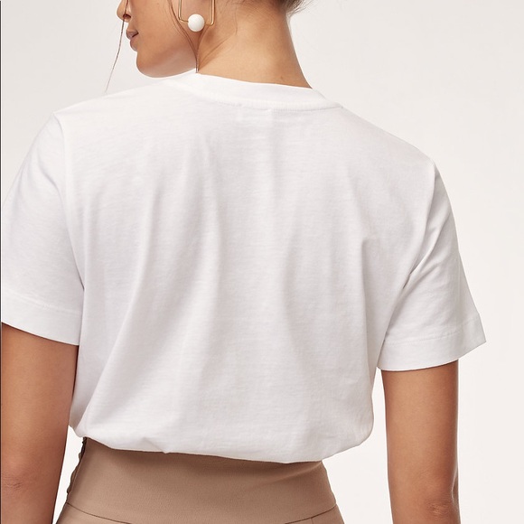 ARITZIA Wilfred Piaf Crop T-Shirt Pink - Picture 10 of 12